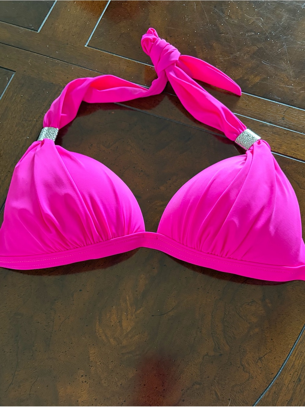 Venus Swimwear Hot Pink Halter Bikini Top!
